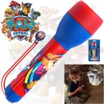 PAW Patrol Kids LED Flashlight Torch, 16cm Bright Camping Night Light Big Torch