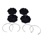 NEW 4Pcs Wheel Center Caps 1522216-655 For Polaris RZR 4 900 1000 Turbo XP 1000