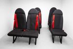 M1 tested Minibus Seats with Seatbelts– Adv Seating – 3 Double seats ISO09005
