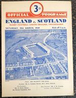 ENGLAND v SCOTLAND - TWICKENHAM 1949 - RUGBY UNION OFFICIAL PROGRAMME