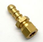 British Made 8mm COMPRESSION FITTING TO LPG FULHAM NOZZLE TO 8mm I/D HOSE
