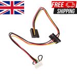 6Pin To 2-Port HDD SATA Power Socket Cable Conector For Acer Computer Mainbo