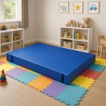Implay® Soft Play 610gsm PVC Foam Blue Gym Landing Crash Mat - 180 x 120 x 10cm