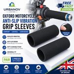 Oxford Motorcycle Motorbike Grip Sleeves Anti-Slip Vibration Grips Pair