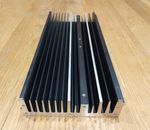 Large Aluminium Heatsink (38 x 17 x 5cms) from Military Transmitter Amplifier