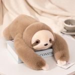 Annco 1lbs Weighted Sloth Plush Toy 8 Inches, Anxiety Stress 45cm, 