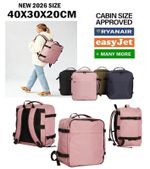 40x30x20cm Ryanair Approved Cabin Bag Underseat Hand Luggage Carry On Travel