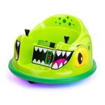 Xootz Dinosaur Bumper Car, Kids Electric Ride-On, 360 Rotation Spin