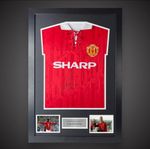 Framed 1994 Manchester United Shirt Signed By Eric Cantona £299