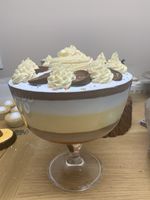 Faux/ Fake/Prop Display Trifle Large Bowl . Chocolate Orange