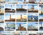 Lighthouses of the World MNH stamp sheetlet