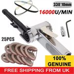 Air Belt Sander Finger File Tool 10mm 330mm Sanding Buffing with Sanding Belts