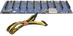 GIGABYTE CPBG8A0 2OZ REV 1.0 Backplane 10x PCIe x16 Riser Board Power Cable