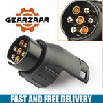 7 to 13 Pin Plug Trailer Truck Electric Adapter Towbar Towing Socket Converter u