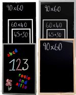 Chalkboard Blackboard Wooden Frame Office Notice Menu Sign Score Board Graded