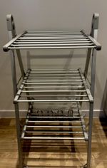 John Lewis Heated Airer 3 Tier Indoor Clothes Dryer - VGC