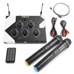 Vonyx AV510 Wireless Karaoke Microphone System - 2x Mics, Bluetooth