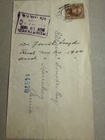 1910 Boston Killer Cover - Crisp Violet LZ Airship Mark #1 Centered $95 BIN
