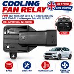 5J0919506 Radiator Cooling Fan Relay Unit For VW Polo Mk5 Skoda Rapid 8-Pin 1x