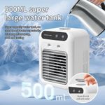 2026 Mini Air Conditioning Unit, Portable Conditioner – 3-in-1 White