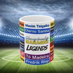 Retro Championship Manager 01/02 themed Legends Mug DJBGifts, Personalise Option
