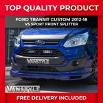 FITS FORD TRANSIT CUSTOM & TOURNEO 12-18 LOWER FRONT SPLITTER SPOILER LIP BUMPER