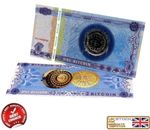1 BITCOIN BTC BANKNOTE PAPER NOTE COLLECTABLE CRYPTO DOUBLESIDED