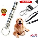 Dog Whistle Recall Stop Barking Silent Pet Training  Adjustable Tool + Lanyard