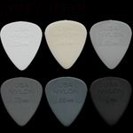 12 x Dunlop Nylon Standard Guitar Picks Plectrums - Your Choice Of Size / Type