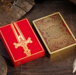 Arthurian Red LTD Gilded Playing Cards by Kings Wild Project - Only 400 Made!