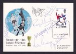 1966 World Cup Final ENGLAND Signed 1st Day Cover FDC By 7 Inc Bobby Charlton