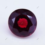 7.00 Ct Natural Mogok Red Ruby Round Cut Certified Loose Gemstone
