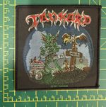 Tankard One Foot In The Grave Woven Sew On Patch Officially Licensed