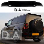 FOR LAND ROVER DEFENDER 90 110 130 L663 2020+ GLOSS BLACK REAR ROOF SPOILER UK
