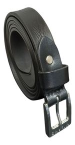 Leather Belt, Black Full Grain Leather Belts, 1" Wide by Milano® Belts