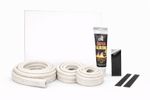 Clearview Vision 500 Door Refurb Kit 377x257 Glass, Seals + Heat Proof Silicon