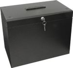Cathedral Products A4 Steel File Box with Starter Pack of 5 Suspension Files - B