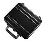 14-Slot Watch Box Lockable Aluminum Watch Case Heavy-Duty for Travelers
