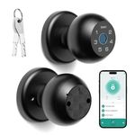 Smart Door Knob Fingerprint Door Lock Biometric Door Lock with Key & App Control