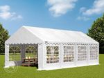 3x8m Marquee With Sides And Ground Anchor Bars