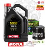 Honda CB500X CB500F CBR500R CMX500 Rebel Oil Service Kit Motul 4L HF204 + Washer