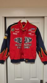 Chase Authentics Vintage 90's NASCAR Jacket Jeff Gordon Dupont Racing, Large