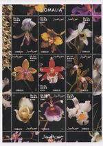 EXOTIC FLOWERS PLANTS 2002 MNH STAMP SHEETLET