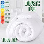 ANTI ALLERGY DUVET QUILT 2.5 4.5 7.5 10.5 13.5 15 TOG SINGLE DOUBLE KING SIZE UK