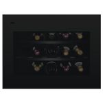 AEG NKW8P21KAT 55cm Integrated Compact Wine Cooler 49L Single-Zone Pro Black