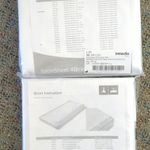 Immedia SatinSheet 4Direction Midi White Satin IM4115S and 2 direction corner 