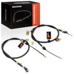 A-Premium 2x Rear Left and Right HandBrake Cable for Citroen C1 Peugeot Toyota