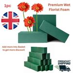 Premium Wet Florist Foam Bricks Floral Flower Fresh Display Arrangement UK 