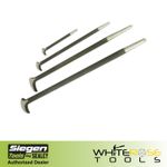 Siegen Heel Bar Set 4pc Sealey Crowbar Prybar Garage Workshop Automotive