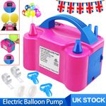 Electric Balloon Pump Portable High Power Air Inflator Wedding Birthday Party UK